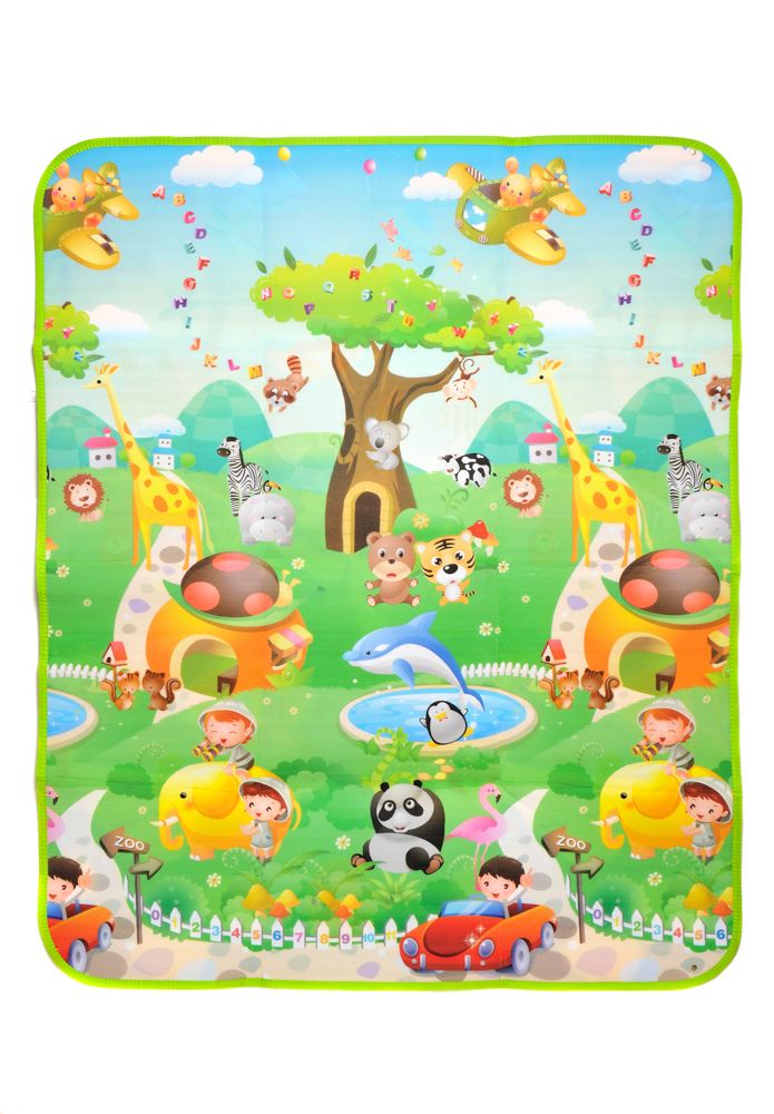 Children Kid Play Mat Double Sided Padded Indoor Outdoor Rug Gym with